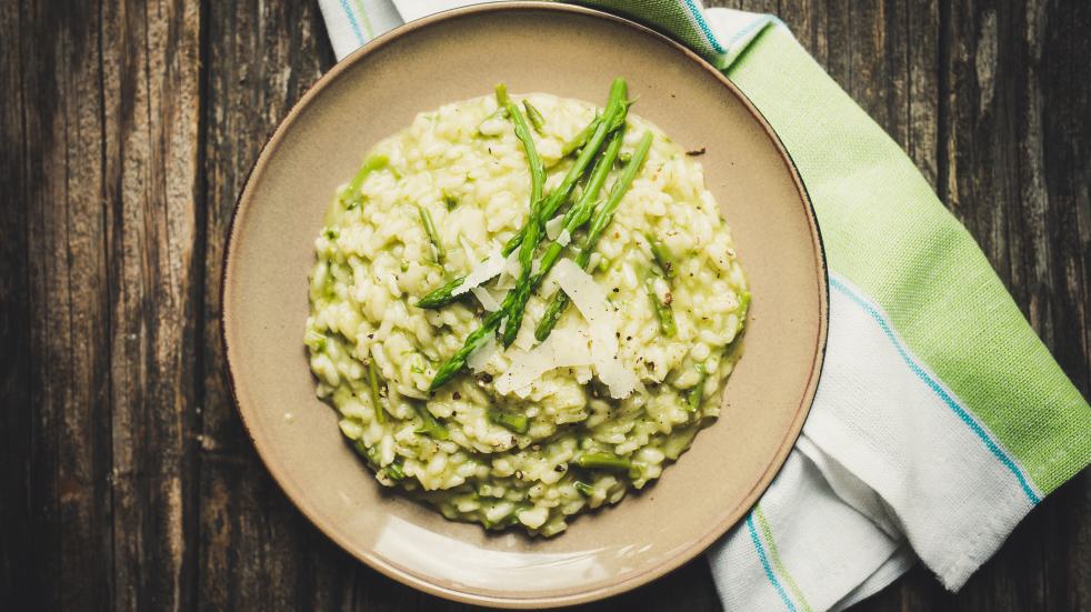 asparagus risotto